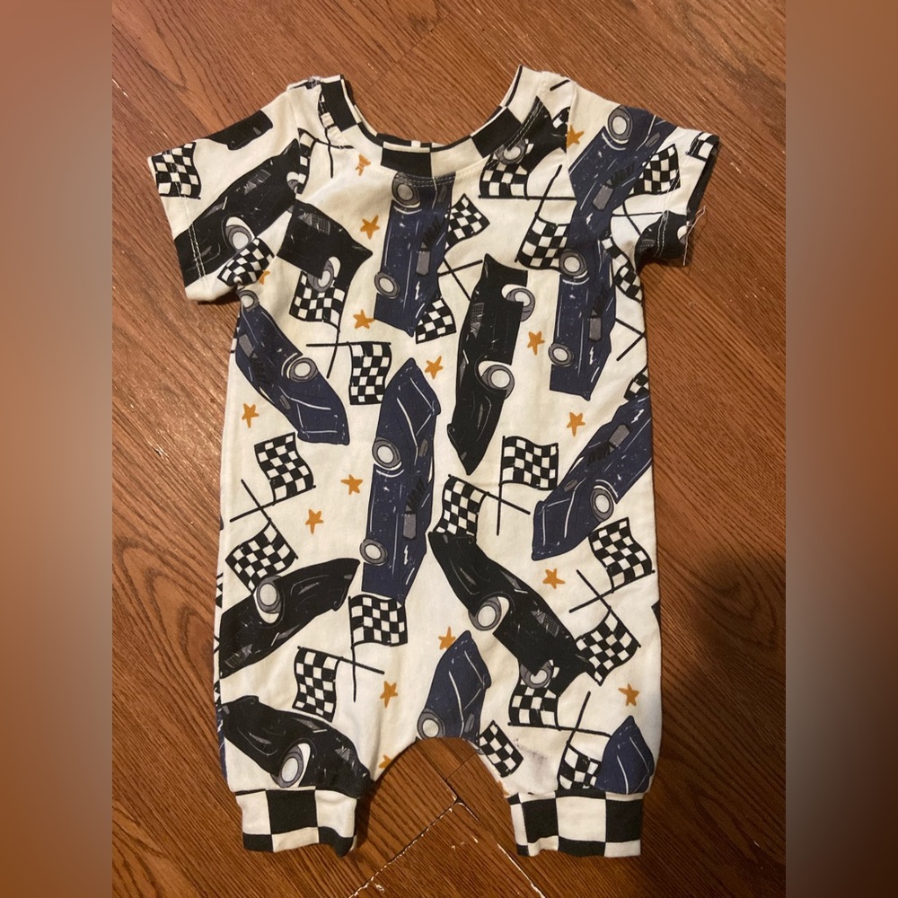 Unisex race car romper